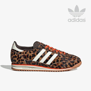 `ADIDAS Originals|W SL 72 OG Pony Hair Leopard/ アディダス/SL72 クラシック ランニング オリジナル ポニー ヘアー ハラコ レオパード/ダークブラウンxオフホワイト #