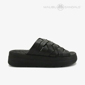 �EMALIBU SANDALS�bZuma Platform Vegan Leather/ �}���u �T���_���Y/�Y�} �v���b�g�t�H�[�� �r�[�K�� ���U�[/�u���b�N #