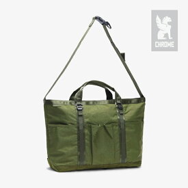 ・CHROME｜Grocery Tote MSNGR 28L/ クローム/グローサリー トート メッセンジャー バッグ 28L/モスグリーン #