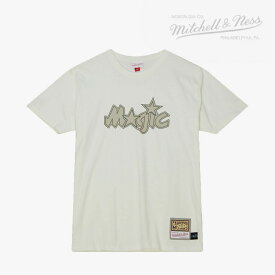▲ スーパーSALE 半額以下］MITCHELL&NESS｜NBA Cream SS T-Shirt Magic/ ミッチェルアンドネス/クリーム ショートスリーブ Tシャツ マジック/オフホワイト #