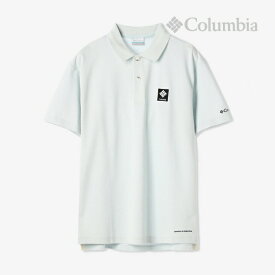 ＊COLUMBIA｜Cold Bay Dash Short Sleeve Polo Shirt/ コロンビア/コールド ベイ ダッシュ ショート スリーブ ポロ シャツ/アイスグレー #
