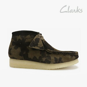ECLARKSbWallabee Boot Khaki Floral/ N[NX/r[ u[c J[L t[/Black/Khaki Floral #