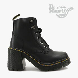 ・DR.MARTENS｜W Jesy 6-Tie Heelboot Sendal/ ドクター マーチン/ジェシー 6タイ ヒールブーツ センダル/ブラック #