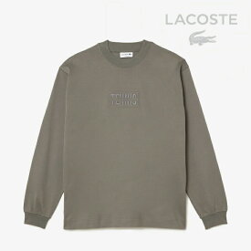 ・LACOSTE｜Lacoste Tennis Box Logo Long Sleeve T-shirt/ ラコステ/ラコステ テニス ボックス ロゴ ロング スリーブ Tシャツ/ペッパー #