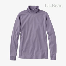 ＊L.L.BEAN｜W Interlock Knit Turtleneck Long-Sleeve/ エルエルビーン/インターロック ニット タートルネック ロングスリーブ インナー/パープル #