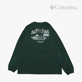 ＊COLUMBIA｜Yahara Forest Long Sleeve T-shirt/ コロンビア/ヤハラ フォレスト ロング スリーブ Tシャツ/スプルース #