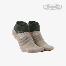 ＊KEEN｜Wa-Shi Socks Lo-Cut/ キーン/ワシ ソックス ローカット/グリーンxベージュ #