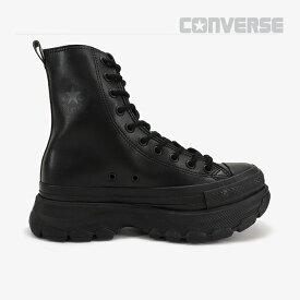 ・CONVERSE｜Trekwave SL Shin Hi/ コンバース/トレックウェーブ シンセティックレザー シン ハイ/ブラックモノクローム #