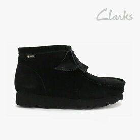 ・CLARKS｜Wallabee Boot GTX Suede Vibram/ クラークス/ワラビー ブーツ ゴアテックス モカシン スエード ビブラム/ブラック #