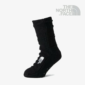 ・THE NORTH FACE｜Nuptse Bootie Socks/ ノース フェイス/ヌプシ ブーティ ルームソックス/ブラックxブラック #
