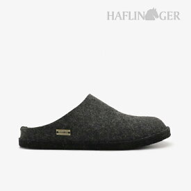 ・HAFLINGER｜Soft Boiled Wool Double-Felt Slipper/ ハフリンガー/ソフト ボイルド ウール ダブルフェルト スリッパ/グラファイト #