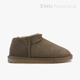 ・EMU｜W Stinger Compact Sheepskin/ エミュー/スティンガー コンパクト フラットフォーム シープスキン ムートン/マッシュルーム #