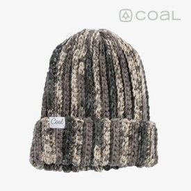 ・COAL｜The Ravenna Beanie/ コール/ラベンナ ビーニー チャンキー ニット/ブラックxホワイト #