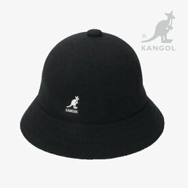 ＊KANGOL｜Wool Casual/ カンゴール/ウール カジュアル ベル ハット/ブラック #