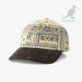 ：KANGOL｜Flexfit Cord Baseball Cap/ カンゴール/フレックスフィット コーデュロイ ベースボール キャップ/クリーム #