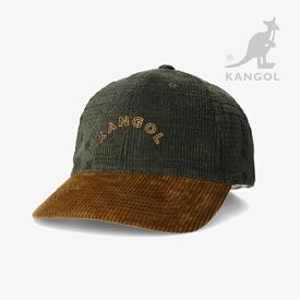 ・KANGOL｜Flexfit Cord Baseball Cap/ カンゴール/フレックスフィット コーデュロイ ベースボール キャップ/オリーブ #