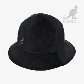 ＊KANGOL｜Cord Casual/ カンゴール/コーデュロイ カジュアル ベル ハット/ブラック #
