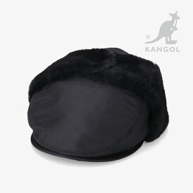 ・KANGOL｜Aviator Bugatti/ カンゴール/アビエイター ブガッティ イアフラップ ハンチング/ブラック #