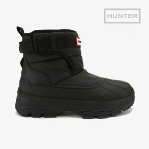 HUNTERbW Intrepid Short Buckle Snow Boot/ n^[/Cgsbh obN V[g Xm[ u[c/ubN #