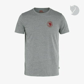 ＊FJALLRAVEN｜1960 Logo T-Shirt Organic Cotton/ フェールラーベン/1960 ロゴ Tシャツ M/グレーメランジ #