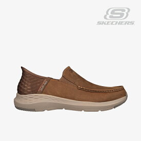 ・SKECHERS｜Slip-Ins Person Oswin Leather/ スケッチャーズ/スリップインズ パーソン オズウィン レザー/デザート #