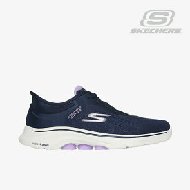 ・SKECHERS｜W Slip-Ins Go Walk 7 Valin/ スケッチャーズ/スリップインズ ゴー ウォーク バリン/ネイビーxラベンダー #