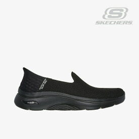 ・SKECHERS｜W Slip-Ins Go Walk Arch Fit 2.0 Delara/ スケッチャーズ/スリップインズ ゴー ウォーク アーチ フィット デララ/ブラックxブラック #