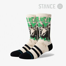 ・STANCE｜xGreen Day Dookie 1994 Crew Socks/ スタンス/グリーン デイ ドゥーキー クルー ソックス/オフホワイト #