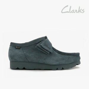 ・CLARKS|Wallabee GTX Suede/ クラークス/ワラビー ゴアテックス スエード/ブルーグレー #