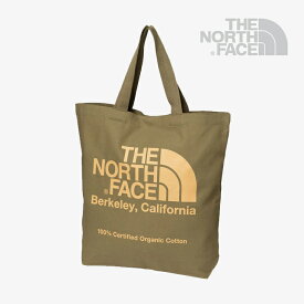 ・THE NORTH FACE｜Organic Cotton Tote Bag/ ノース フェイス/オーガニック コットン トート バッグ/ミリタリーオリーブxハニーマスタ #