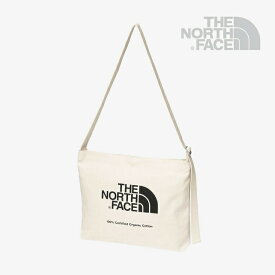 ・THE NORTH FACE｜Organic Cotton Musette Pouch/ ノース フェイス/オーガニック コットン ミュゼット ポーチ/ナチュラルxブラック #