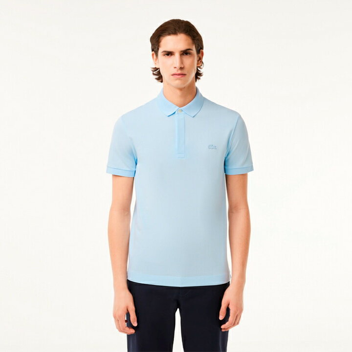 楽天市場】：LACOSTE｜Regular Fit Stretch Paris Polo Shirt 