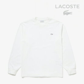 ・LACOSTE｜Basic Long Sleeve T-Shirt/ ラコステ/ベーシック ロング スリーブ Tシャツ/ホワイト #