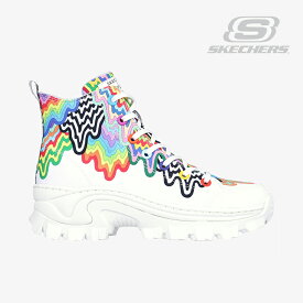 ・SKECHERS｜W xJen Stark High Rise Drippy/ スケッチャーズ/ジェン スターク ハイライズ ドリッピー/ホワイトxマルチ #