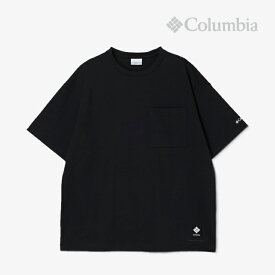 ・COLUMBIA｜Millers Crest Graphic SS T-Shirt/ コロンビア/ミラーズ クレスト グラフィック ショート スリーブ Tシャツ/ブラック #