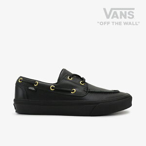 �QVANS�b2 Eyelet Boat Shoe Leather/ ���@���Y/2 �A�C���b�g �{�[�g �V���[ ���U�[/�u���b�N #
