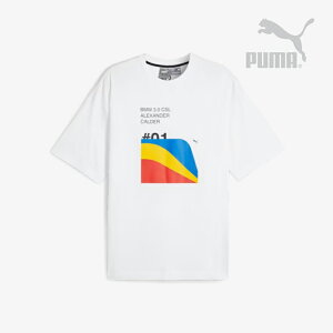 ��PUMA�bxAlexander Calder BMW 3.0 CSL T-Shirt/ �v�[�}/x�A���N�T���_�[ �J���_�[ �r�[�G���_�u�� T�V���c/�z���C�g #