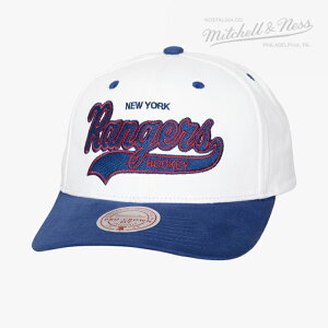 �FMITCHELL&NESS�bNHL Tail Sweep Pro Snapback Rangers/ �~�b�`�F���A���h�l�X/�e�[�� �X�C�[�v �v�� �X�i�b�v�o�b�N �����W���[�Y/�z���C�gx�u���[ #