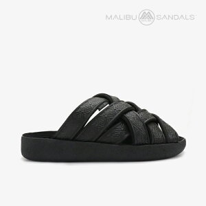 �FMALIBU SANDALS�bZuma Lx Carving Western Belt Slide/ �}���u �T���_���Y/�Y�} �G���G�b�N�X �J�[�r���O/�u���b�N #