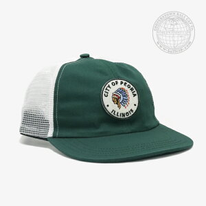 �ECOOPERSTOWN BALL CAP�bUSA Made Chino Twill Mesh Cap City Of Peoria Illinois/ �N�[�p�[�Y�^�E��/�A�����J ���C�h �`�m �c�C�� ���b�V�� �L���b�v �s�I���A �C���m�C/�O���[��x�z���C�g #