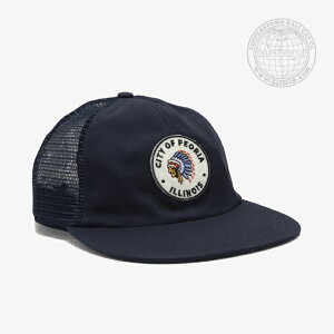 �FCOOPERSTOWN BALL CAP�bUSA Made Chino Twill Mesh Cap City Of Peoria Illinois/ �N�[�p�[�Y�^�E��/�A�����J ���C�h �`�m �c�C�� ���b�V�� �L���b�v �s�I���A �C���m�C/�l�C�r�[ #