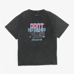 �EPARROTT CANVAS�bW Vintage Print SS T-Shirt Chapter 6/ �p���b�g �L�����o�X/���B���e�[�W �v�����g �V���[�g�X���[�u T�V���c �`���v�^�[ 6/�u���b�N #