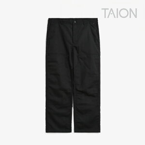 �ETAION�bWork Non Down Pants Cotton Duck Canvas/ �^�C�I��/���[�N �m�� �_�E�� �p���c �R�b�g�� �_�b�N �L�����o�X/�u���b�N #