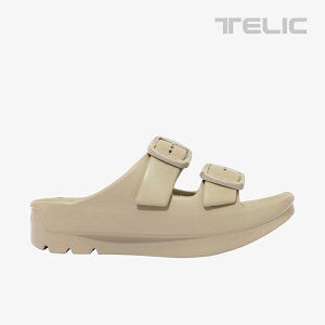 �ETELIC�bW-Buckle 2 Platform Slide Sandal/ �e���b�N/�_�u���o�b�N�� 2 �v���b�g�t�H�[�� �X���C�h �T���_��/�R���N�u���E�� #