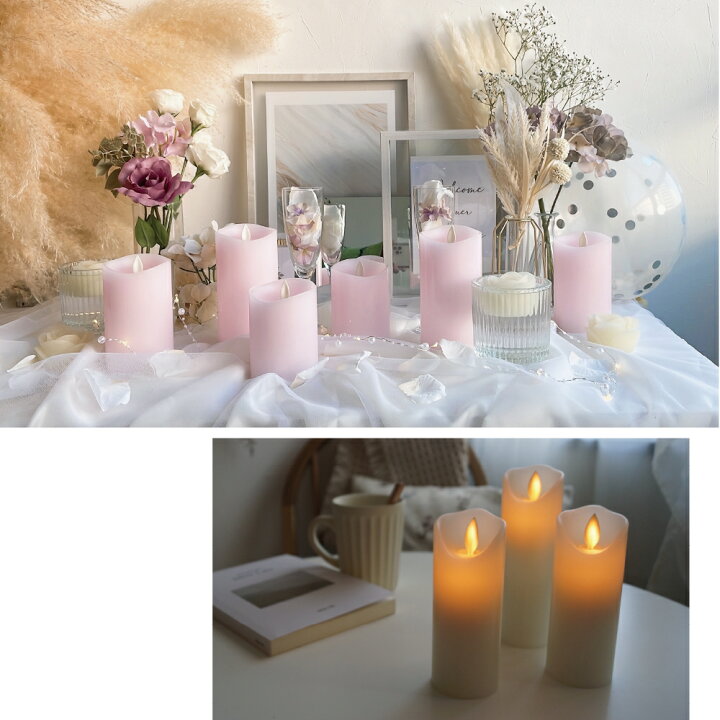 楽天市場】【☆即納☆】 調光 キャンドル LEDキャンドルライト LED  