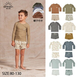 水着 ベビー キッズ ラッシュガード 男の子 女の子 スイムウェア スイムパンツ 帽子付き 上下3点セット UV セパレート 長袖 ショートパンツ 子供 ジュニア スイミング 海 夏 プール ビーチ 紫