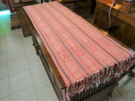 イカット タペストリー 絣織 織物 ハンドメイド 手織物 古布 おしゃれ 民族布 アジアン エスニック