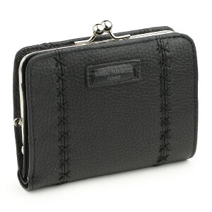 KANSAI YAMAMOTO(カンサイヤマモト) ソフトシュリンク牛革折り財布(がま口タイプ)【財布 レディース 二つ折り財布 レディース がま口 財布 本革 財布 レディース 二つ折 小銭入れ 革 財布