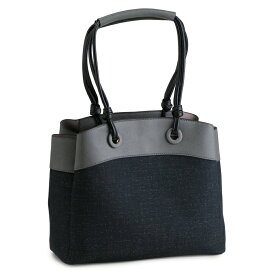 トートバッグ レディース 通勤 トート コンビ ポリエステル フェイクレザー PRAGMA プラグマ【春夏 通勤バッグ レディース 軽い トートバック 大人 マチ お弁当 型押し 合成皮革 コンビカラー 軽量 合皮 女性 カバン レディース bag ladies totebag ギフト プレゼント】