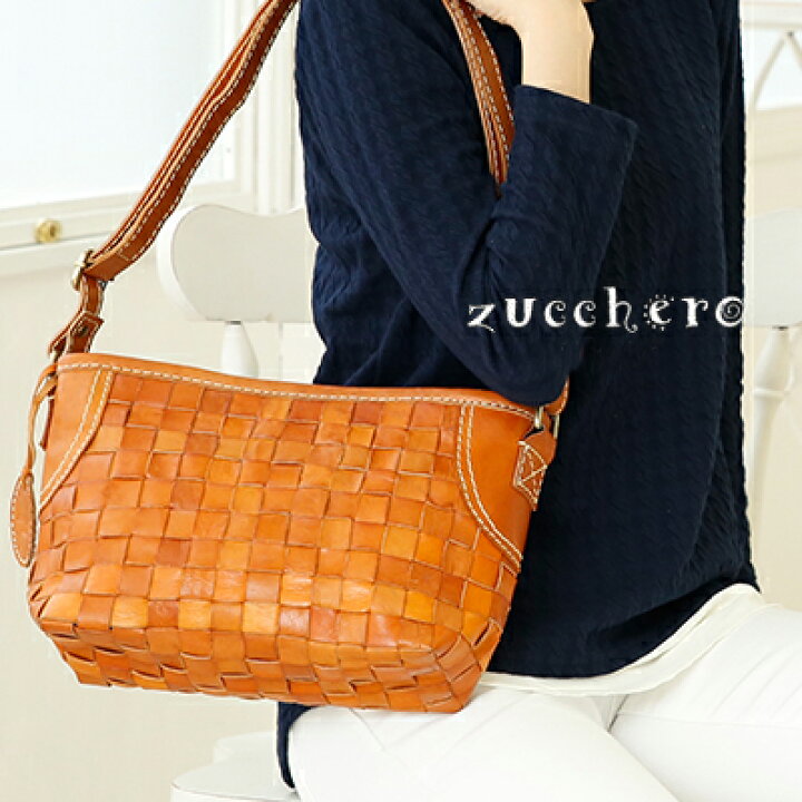 楽天市場】Zucchero(ズッケロ ) メッシュレザー ショルダーバッグ 